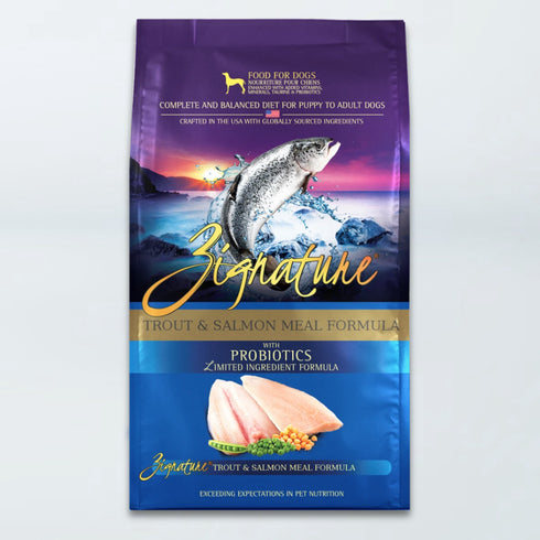 Zignature Original Dry Dog Food - Trout & Salmon - 25lb Bag