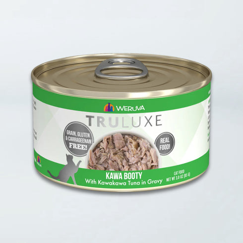 Weruva TruLuxe Wet Cat Food - Kawa Booty Kawakawa Tuna in Gravy - 3oz Can