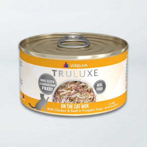 Weruva TruLuxe Wet Cat Food - On The Cat Wok Chicken & Beef - 3oz Can