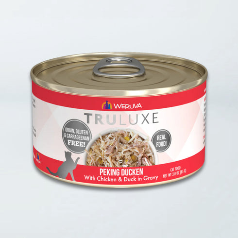Weruva TruLuxe Wet Cat Food - Peking Ducken Chicken & Duck in Gravy - 6oz Can