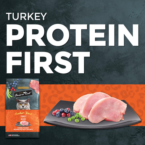 Fussie Cat Market Fresh Dry Cat Food - Turkey - 10lb Bag