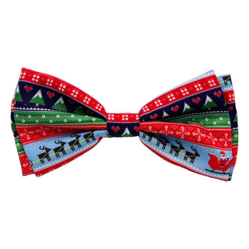 Huxley & Kent Holiday Pet Bow Tie - Large - Ugly Sweater