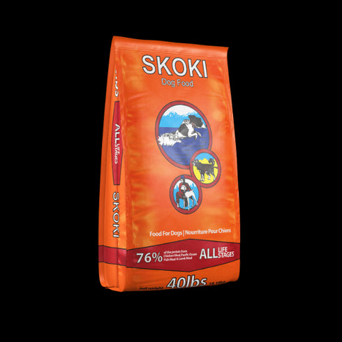 First Mate SKOKI Grain Friendly SKOKI Dry Dog Food - Chicken, Lamb, & Fish - 40lb Bag