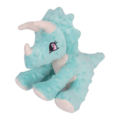 Snugarooz Talia The Triceratop Dog Toy