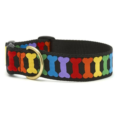 Up Country Rainbones Extra Wide Dog Collar 1.5"