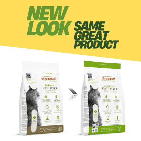 Almo Nature 100% Plant-Based Biodegradable Clumping Cat Litter - 5lb Bag