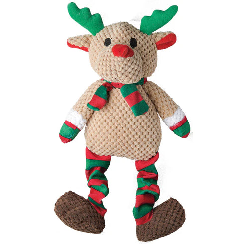 Patchwork Pet Bungee Legs Reindeer Dog Toy - 18"