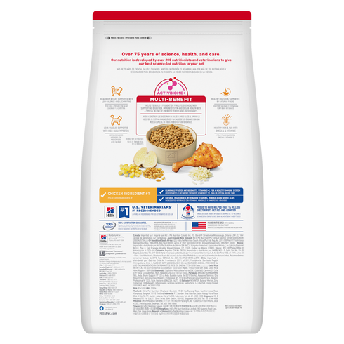 Hill's Science Diet Adult Light Dry Cat Food - Chicken - 4lb Bag