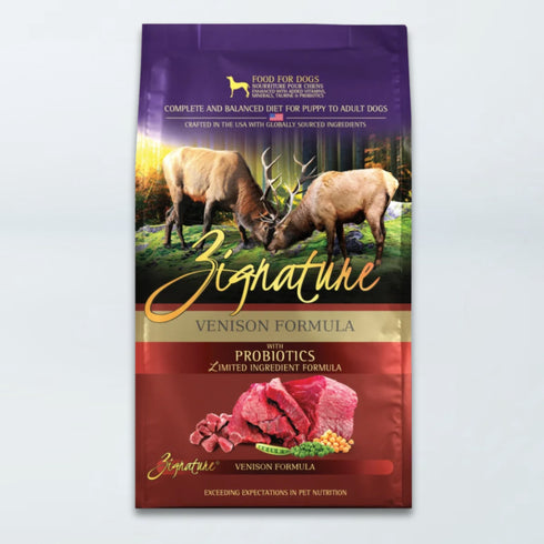 Zignature Original Dry Dog Food - Venison - 25lb Bag