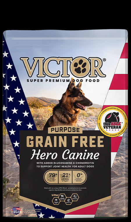 Victor Purpose Grain Free Hero Canine Dry Dog Food - Multi-Protein - 50lb Bag