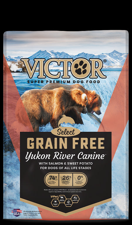 Victor Select Grain Free Yukon River Dry Dog Food - Fish & Chicken - 30lb Bag