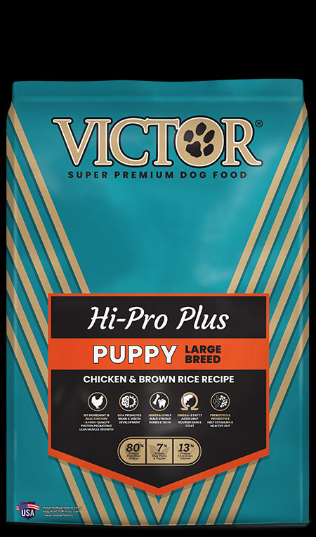 Victor High Pro Plus Large Breed Puppy Dry Dog Food - Chicken - 30lb Bag