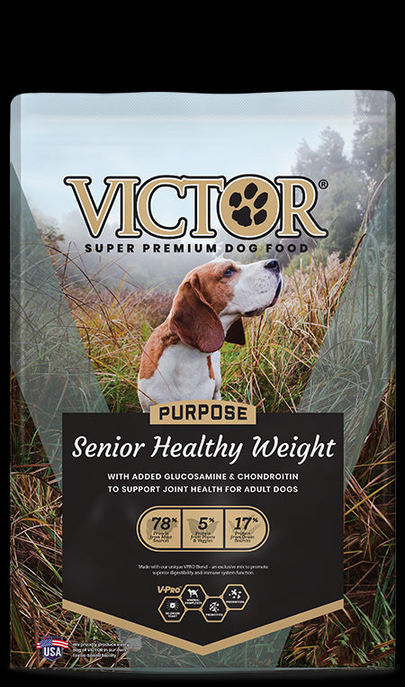 Victor Purpose Healthy Weight Senior Dry Dog Food - Multi-Protein - 15lb Bag