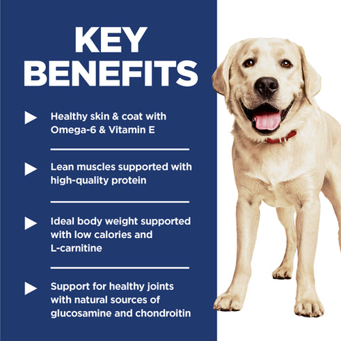 Hill's Science Diet Adult Light Large Breed Dry Dog Food - Chicken & Barley - 30lb Bag