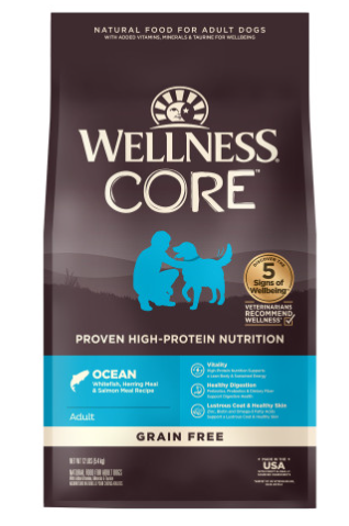 Wellness CORE Grain Free Dry Dog Food - Oceanfish - 18lb Bag