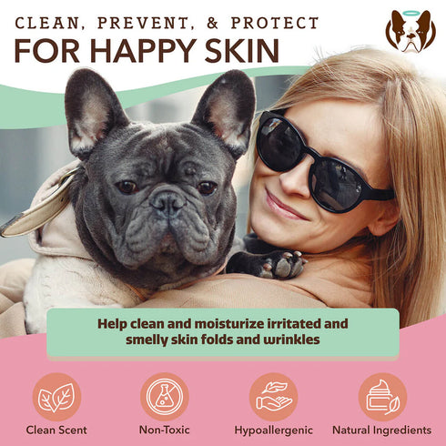 Natural Dog Company Dog Grooming Wipes - 50 Count