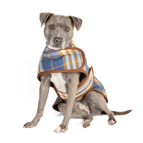 Chilly Dog Blanket Dog Coat - Large - Western Plaid