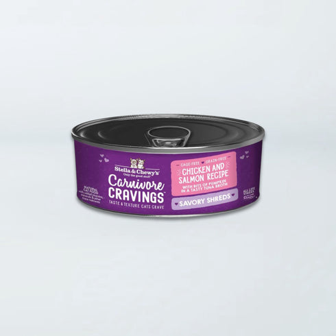 Stella & Chewy's Carnivore Cravings Savory Shreds Wet Cat Food - Chicken & Salmon - 2.8oz Can