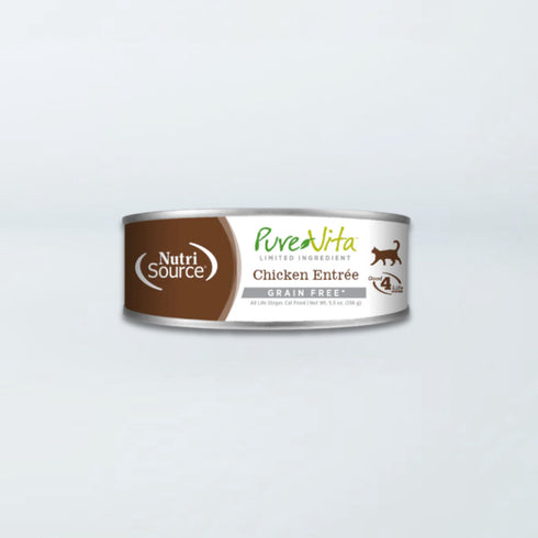 PureVita Grain Free Limited Ingredient Wet Cat Food - Chicken - 5.5oz Can