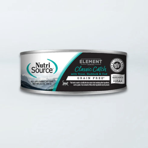 NutriSource Element Series Grain Free Wet Cat Food - Classic Catch - 5.5oz Can