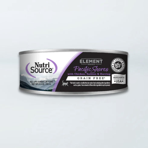 NutriSource Element Series Grain Free Wet Cat Food - Pacific Shores - 5.5oz Can
