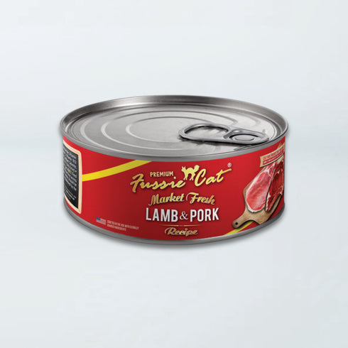 Fussie Cat Market Fresh Wet Cat Food - Lamb & Pork - 5.5oz Can