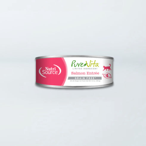 PureVita Grain Free Limited Ingredient Wet Cat Food - Salmon - 5.5oz Can