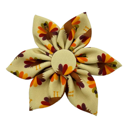 Huxley & Kent Pinwheel Pet Bow Tie - Large - What, Me Worry Turkey
