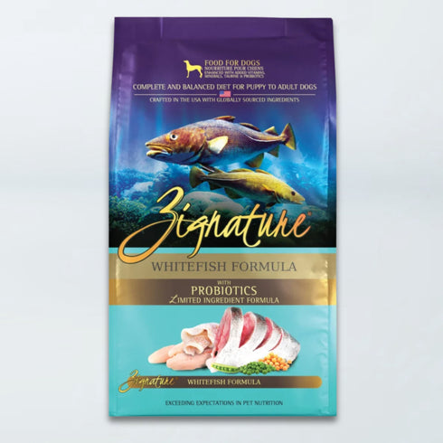 Zignature Original Dry Dog Food - Whitefish - 25lb Bag
