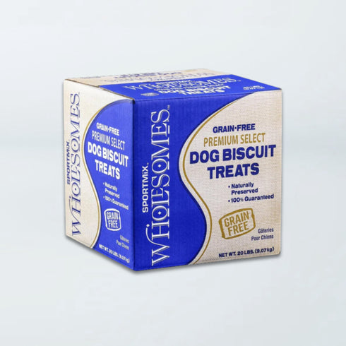 Wholesomes Grain Free Dog Biscuit Treats - Medium - 20lb Bulk Box