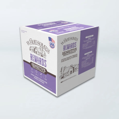 Wholesomes Rewards Sensitive Skin & Stomach Dog Treats - Lamb - 20lb Box