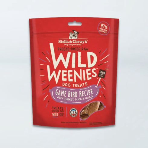 Stella and Chewy's Game Bird Wild Weenies Dog Treats 3.25oz Bag