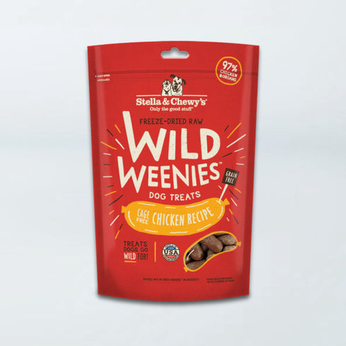 Stella & Chewy's Wild Weenies Freeze Dried Dog Treats - Cage Free Chicken - 11.5oz Bag