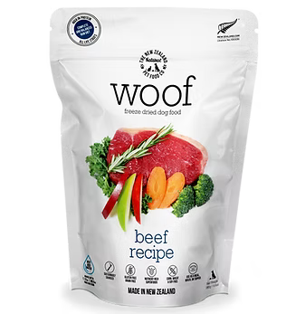 New Zealand Natural Pet Co Woof Freeze Dried Dog Food - Beef - 9.9oz Bag