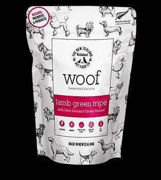 New Zealand Natural Pet Food Co Woof Freeze Dried Dog Treats - Lamb Tripe - 1.4oz Bag