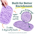 Woof FlipMat Mini Dog Licky Mat - Lavendar