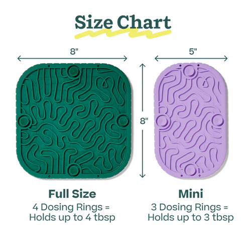 Woof FlipMat Mini Dog Licky Mat - Lavendar