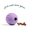 Woof Fllyball Treat Puzzle Dog Toy - Lavender