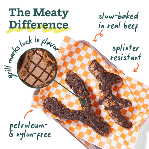 Woof HonestChew Meaty Antler - Small