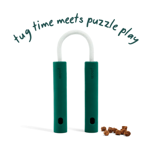 Woof Nomchucks Dog Treat Puzzle & Tug Toy