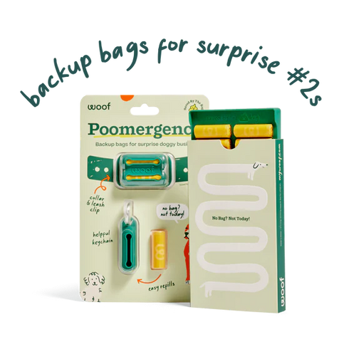 Woof Poomergency Starter Pack - Green