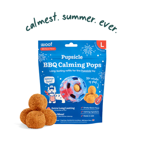 Woof Pops Calming BBQ Dog Treats - X-Large - 12oz Bag
