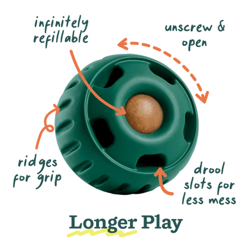 Woof Pupsicle Dog Enrichment Toy - Pumpkin - Large