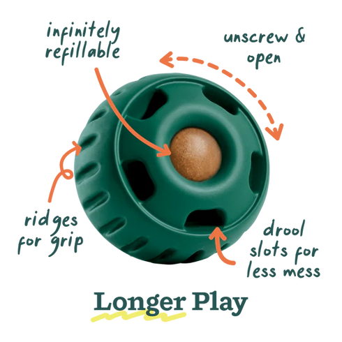 Woof The Pupsicle Dog Treat/Enrichment Toy - Small - Lavender