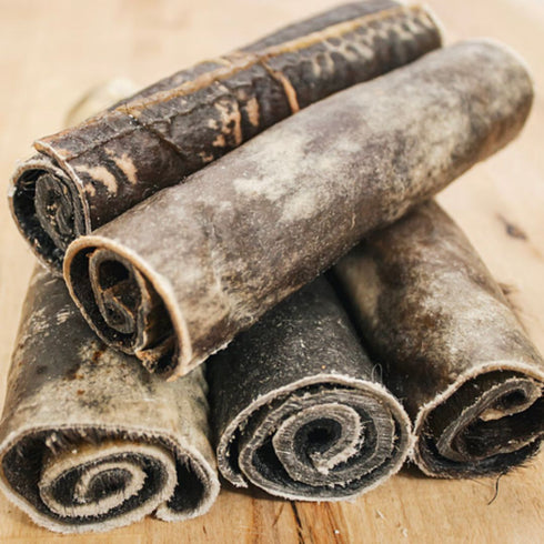 Bar46 Farms Beef Hide Rolls Dog Chew Treat - 6" - Single