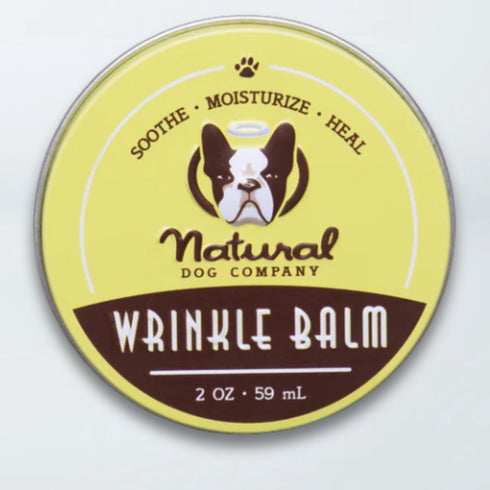 Natural Dog Company Wrinkle Balm Dog Skin Balm - 2oz Tin