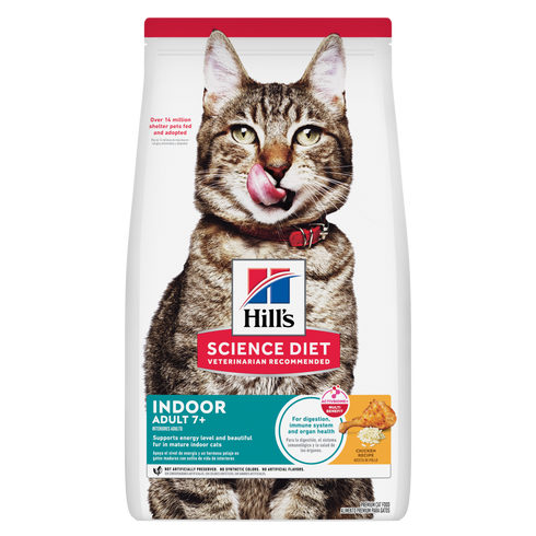 Hill's Science Diet Adult 7+ Indoor Dry Cat Food - Chicken - 7lb Bag