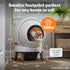 PetSafe ScoopFree Smart Spin Smart Self Cleaning Cat Litter Box - White