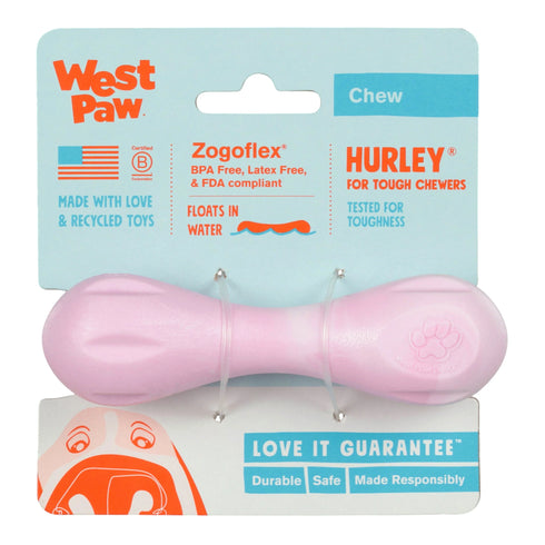 West Paw Hurley Dog Chew Toy - X-Small - Bubblegum Swirl