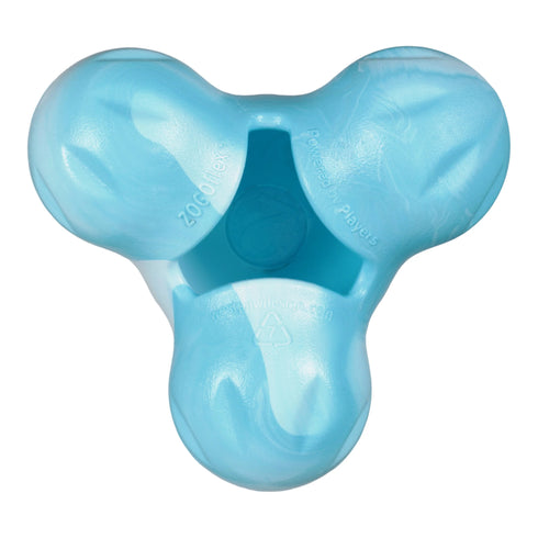 West Paw Tux Enrichment Dog Toy - Large - Aqua Swirl